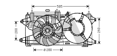 Fan, engine cooling (33V25067)