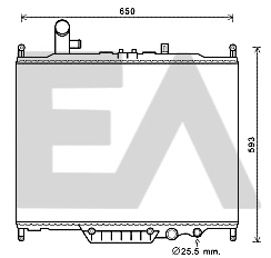Radiator, engine cooling (31R05063)