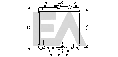 Radiator, engine cooling (31R19030)
