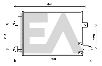 Condenser, air conditioning (30C02027)