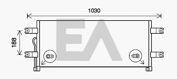 Condenser, air conditioning (30C45006)