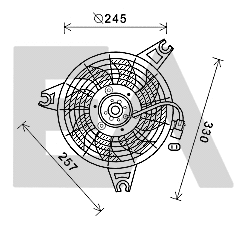 Fan, engine cooling (33V28066)