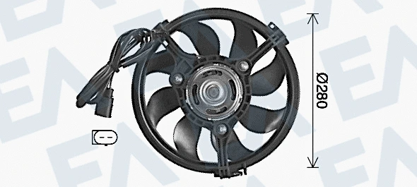 Fan, engine cooling (33V02019)