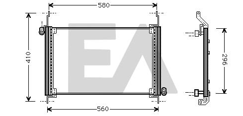Condenser, air conditioning (30C25046)