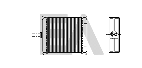 Heat Exchanger, interior heating (45C55004)