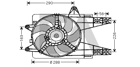 Fan, engine cooling (33V25003)