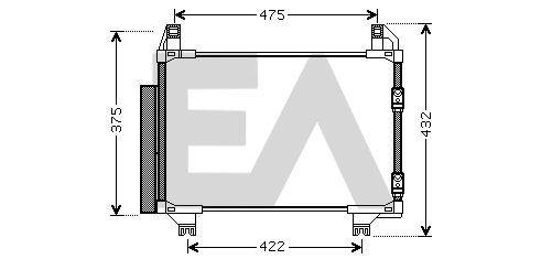 Condenser, air conditioning (30C71099)