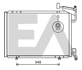 Condenser, air conditioning (30C22031)