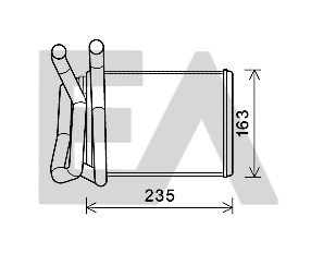 Heat Exchanger, interior heating (45C18009)
