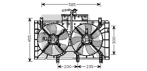 Fan, engine cooling (33V52035)