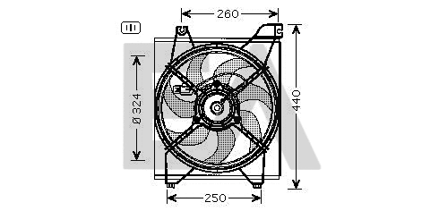 Fan, engine cooling (33V36015)