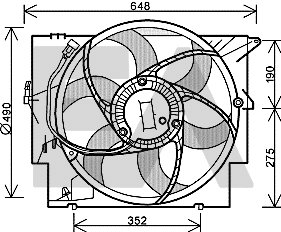 Fan, engine cooling (33V07012)
