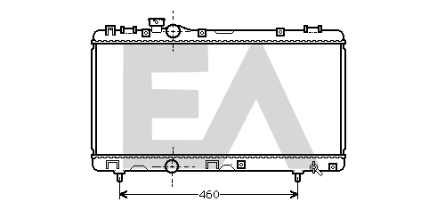 Radiator, engine cooling (31R71111)