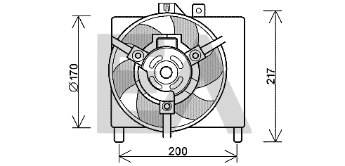 Fan, engine cooling (33V44003)