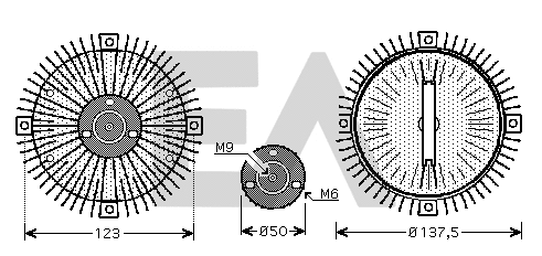 Fan Wheel, engine cooling (35C77D01)