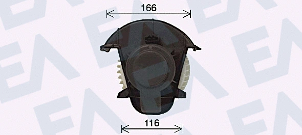 Electric Motor, interior blower (42A77016)