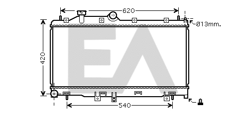 Radiator, engine cooling (31R68045)
