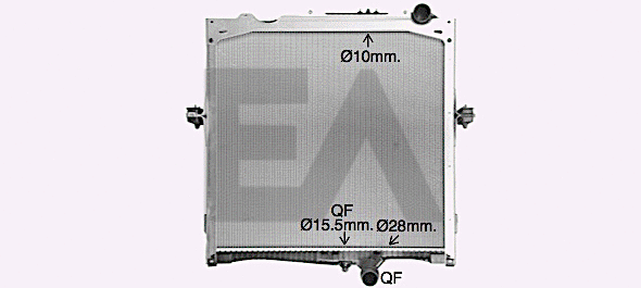 Radiator, engine cooling (31R59060)