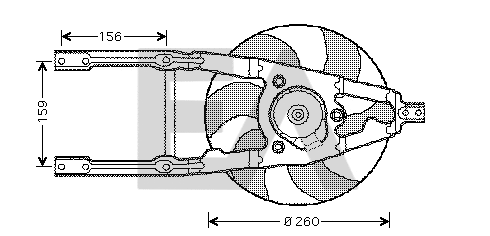 Fan, engine cooling (33V25039)
