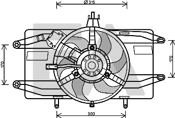 Fan, engine cooling (33V25051)