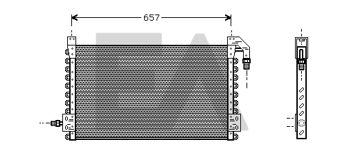 Condenser, air conditioning (30C76003)