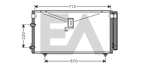 Condenser, air conditioning (30C71043)