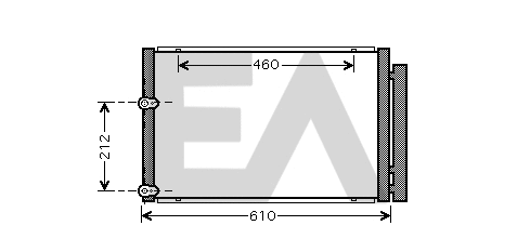 Condenser, air conditioning (30C71055)