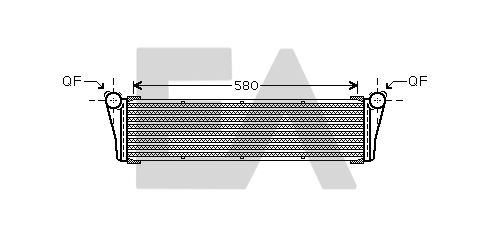Radiator, engine cooling (31R58013)
