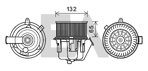 Electric Motor, interior blower (42A10014)