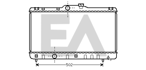 Radiator, engine cooling (31R71293)