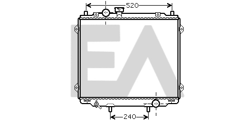 Radiator, engine cooling (31R28049)