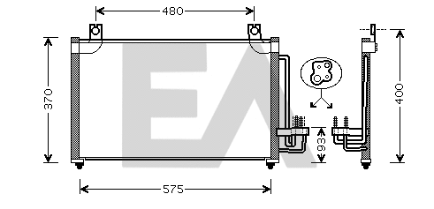 Condenser, air conditioning (30C36013)
