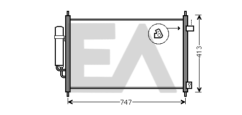 Condenser, air conditioning (30C26029)