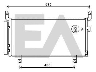 Condenser, air conditioning (30C68017)