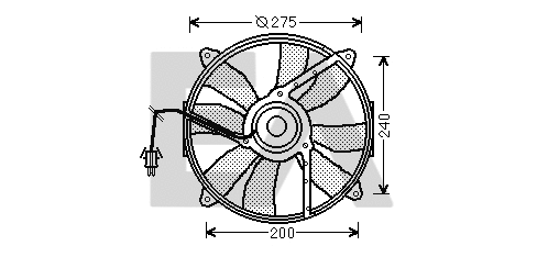 Fan, engine cooling (33V50015)