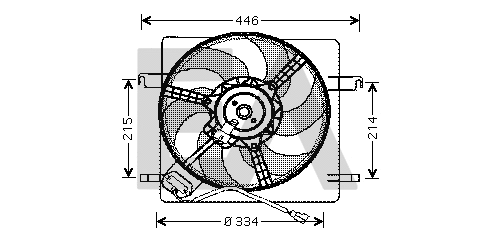 Fan, engine cooling (33V22013)