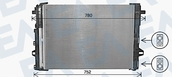 Condenser, air conditioning (30C50058)