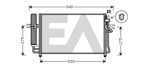 Condenser, air conditioning (30C28018)