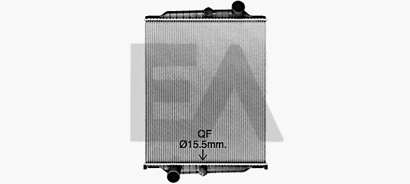 Radiator, engine cooling (31R76025)