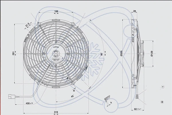 Fan, engine cooling (32H0008)