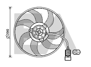 Fan, engine cooling (33V54062)