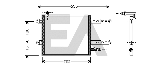 Condenser, air conditioning (30C77011)