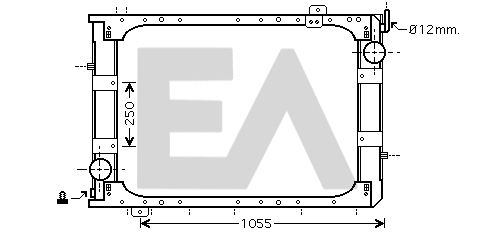 Radiator, engine cooling (31R45054)