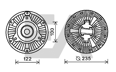 Fan Wheel, engine cooling (35C45D10)