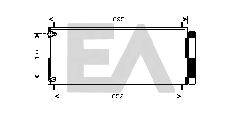 Condenser, air conditioning (30C71049)