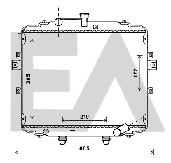 Radiator, engine cooling (31R28076)