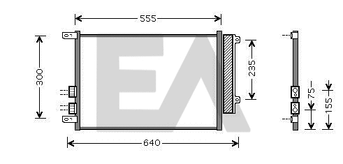 Condenser, air conditioning (30C03010)