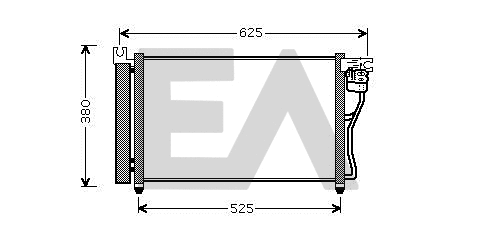 Condenser, air conditioning (30C28064)