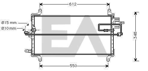Condenser, air conditioning (30C25006)