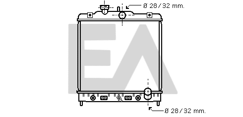 Radiator, engine cooling (31R26042)